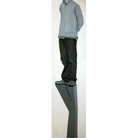 Heading West, she suddenly stops